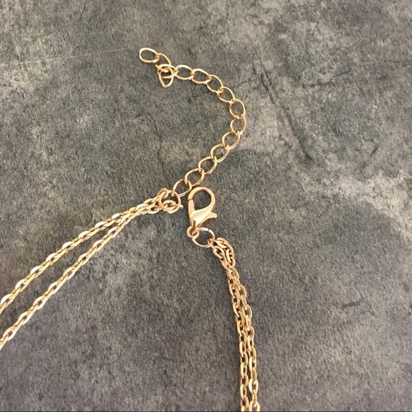 Tree of Life Double Layer Gold Toned Necklace. - Picture 5 of 8